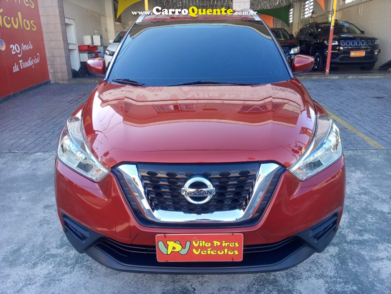 NISSAN   KICKS S DIRECT 1.6 16V FLEX 5P AUT.   VERMELHO 2019 1.6 FLEX - Loja