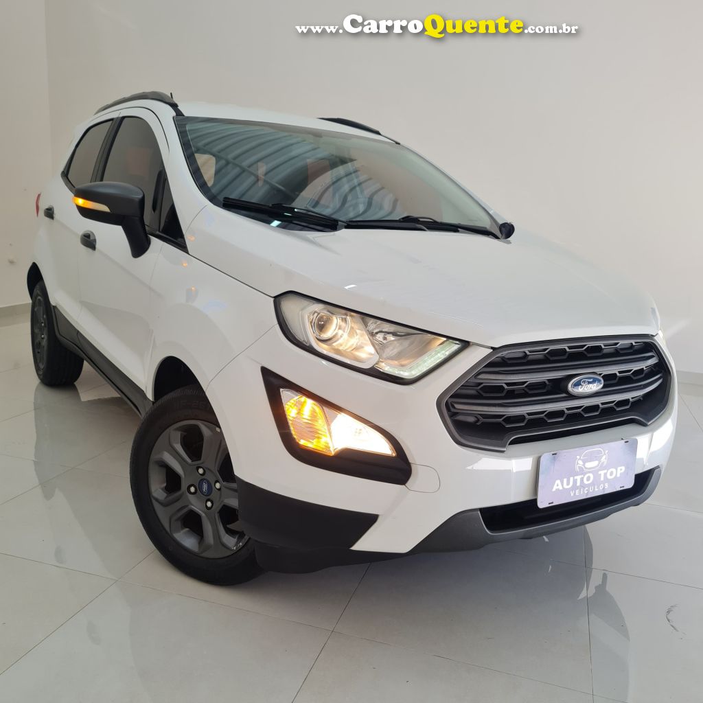 FORD   ECOSPORT FREESTYLE 1.5 12V FLEX 5P MEC.   BRANCO 2018 1.5 FLEX - Loja