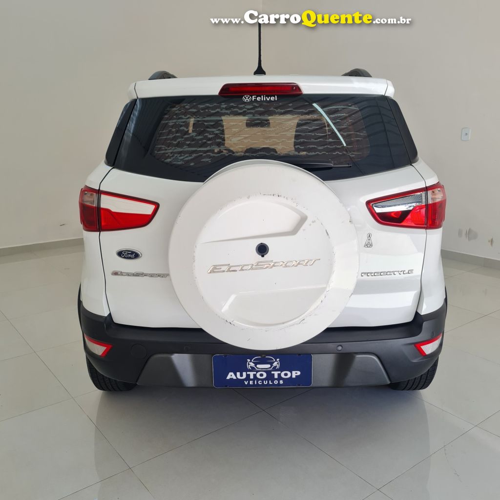 FORD   ECOSPORT FREESTYLE 1.5 12V FLEX 5P MEC.   BRANCO 2018 1.5 FLEX - Loja