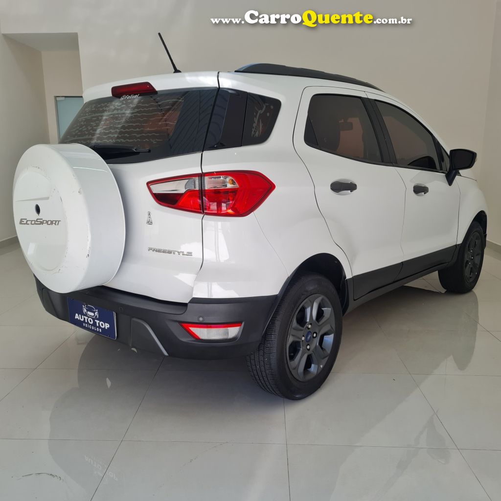 FORD   ECOSPORT FREESTYLE 1.5 12V FLEX 5P MEC.   BRANCO 2018 1.5 FLEX - Loja