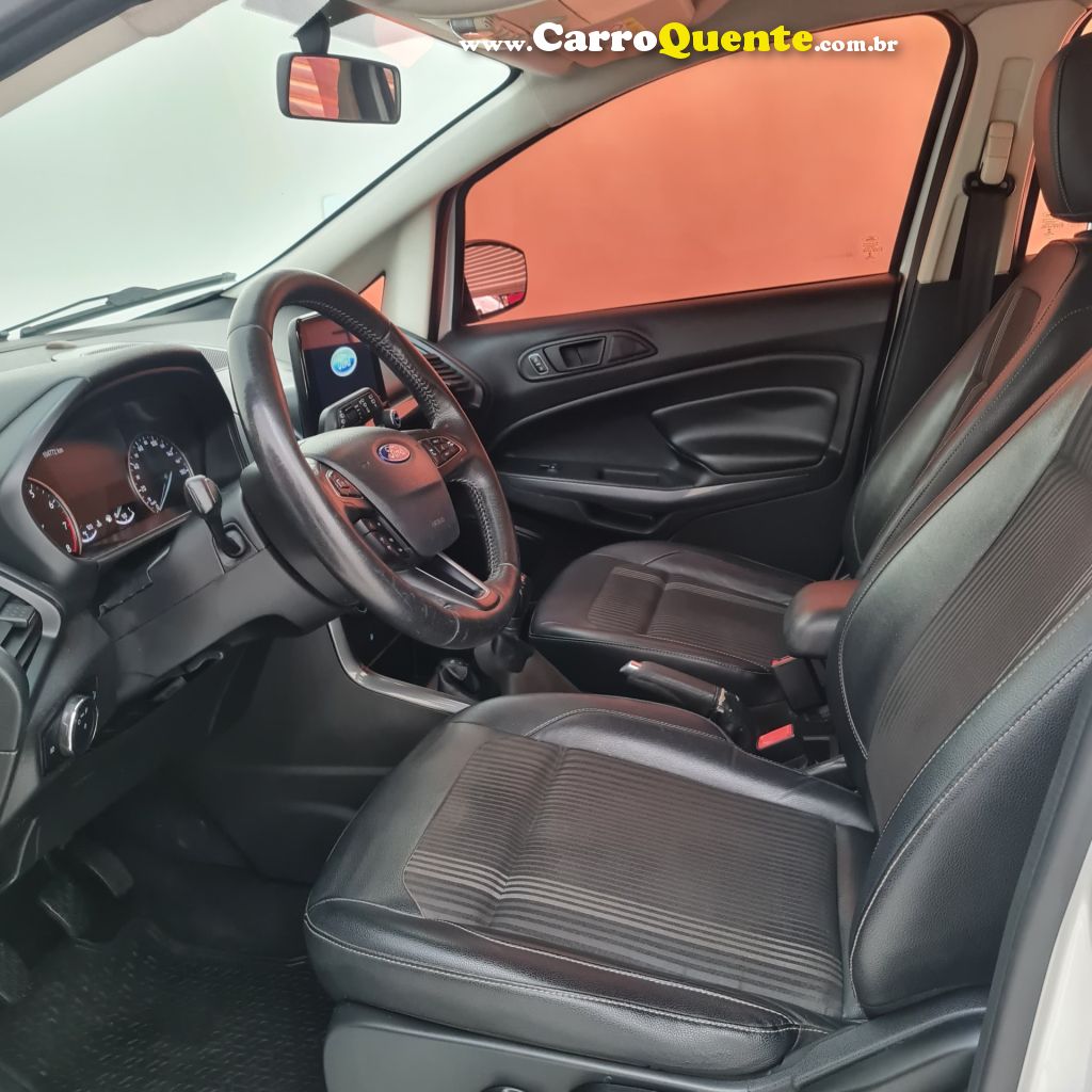 FORD   ECOSPORT FREESTYLE 1.5 12V FLEX 5P MEC.   BRANCO 2018 1.5 FLEX - Loja