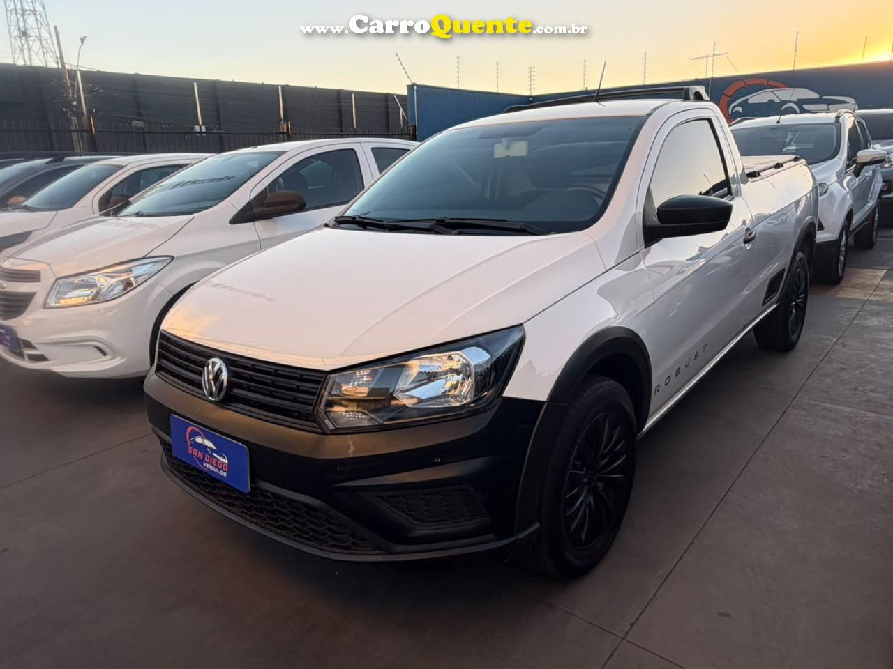 VOLKSWAGEN   SAVEIRO ROBUST 1.6 TOTAL FLEX 8V   BRANCO 2023 1.6 FLEX - Loja