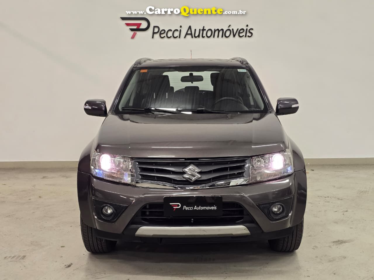 SUZUKI   GRAND VITARA 2.0 16V 4X24X4 5P AUT.   CINZA 2014 2.0 GASOLINA - Loja