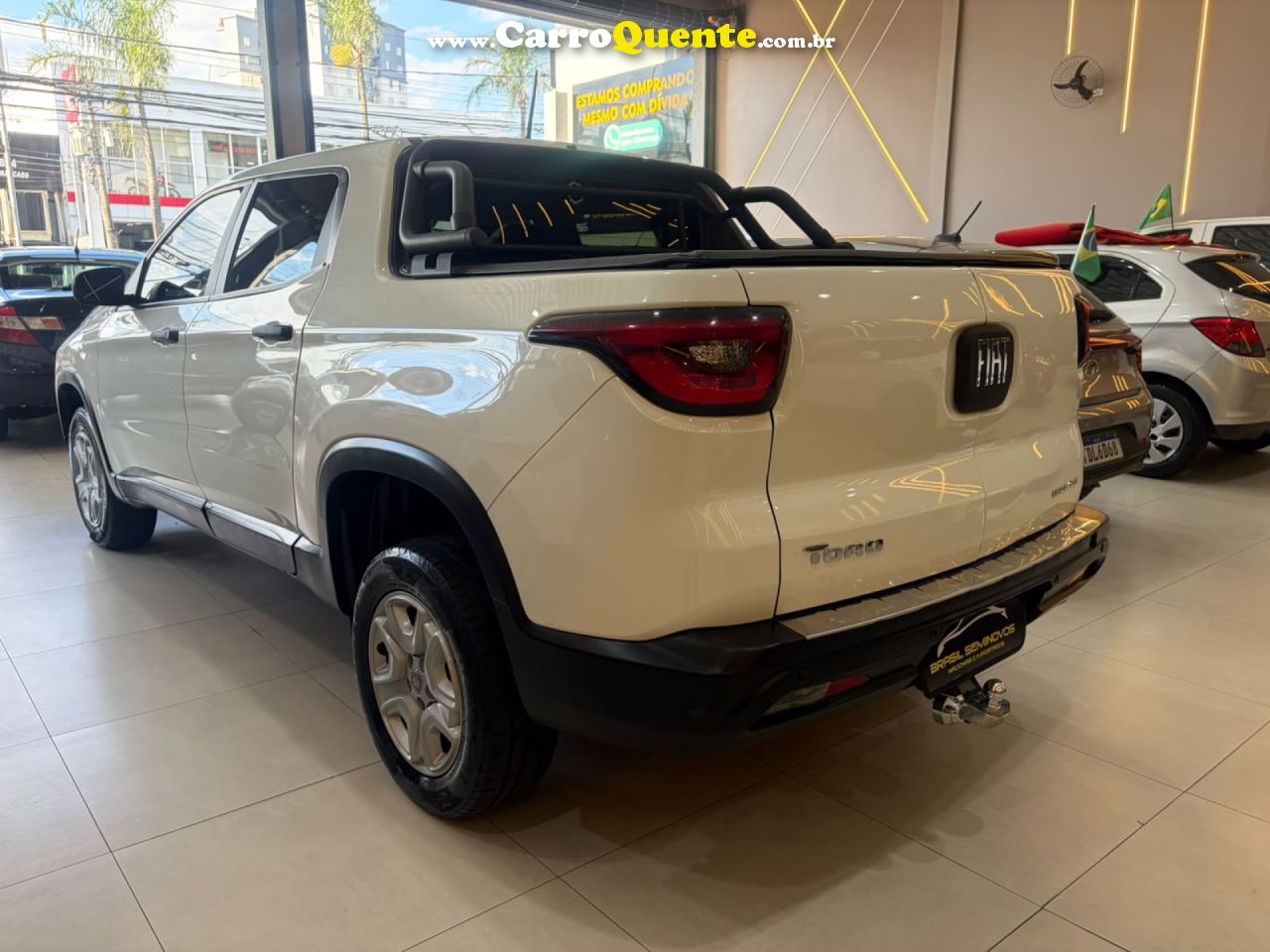FIAT   TORO ENDURANCE 1.8 16V FLEX AUT.   BRANCO 2021 1.8 FLEX - Loja