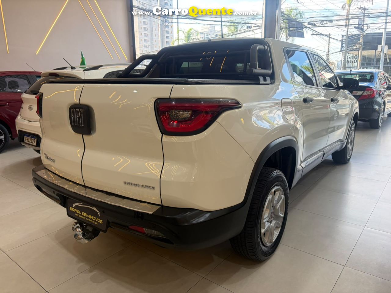 FIAT   TORO ENDURANCE 1.8 16V FLEX AUT.   BRANCO 2021 1.8 FLEX - Loja
