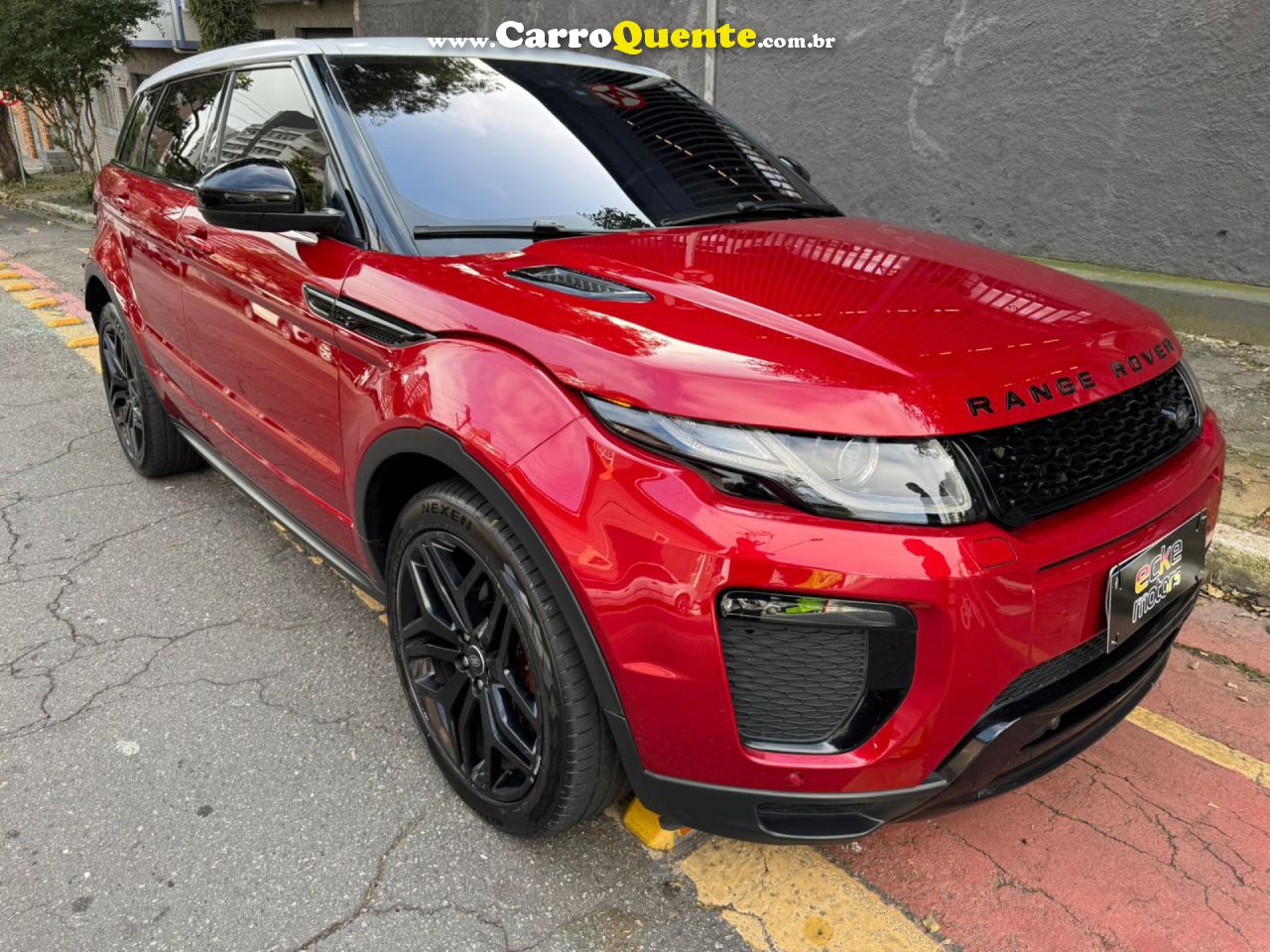 LAND ROVER   RANGE R.EVOQUE SI4 HSE DYN. 2.0FLEX AUT   VERMELHO 2018 2.0 GASOLINA - Loja