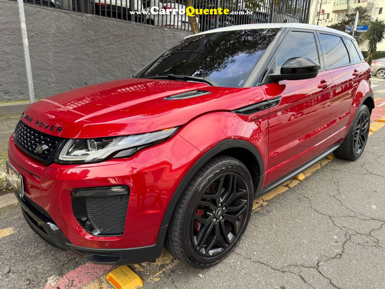 LAND ROVER   RANGE R.EVOQUE SI4 HSE DYN. 2.0FLEX AUT   VERMELHO 2018 2.0 GASOLINA - Loja
