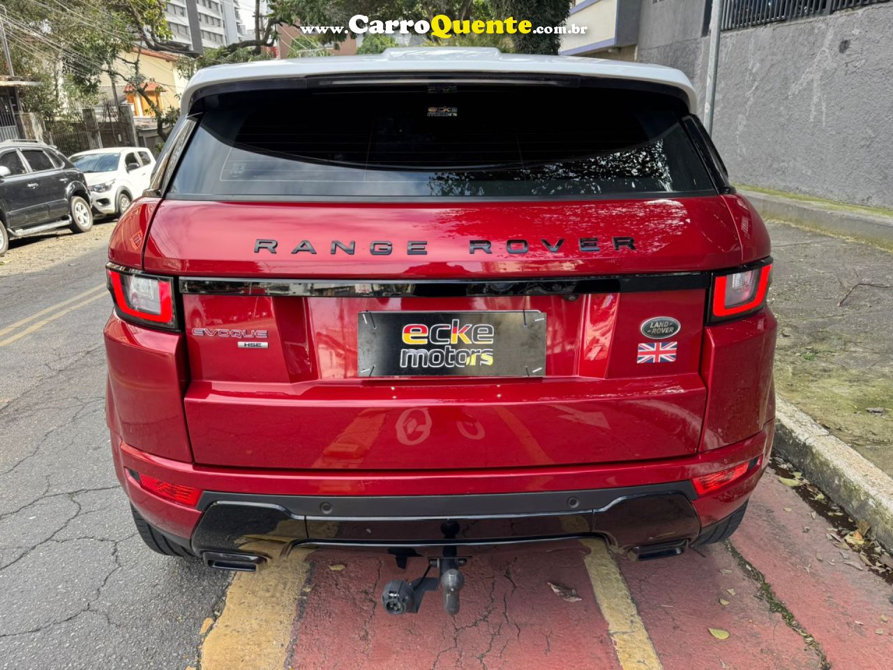 LAND ROVER   RANGE R.EVOQUE SI4 HSE DYN. 2.0FLEX AUT   VERMELHO 2018 2.0 GASOLINA - Loja