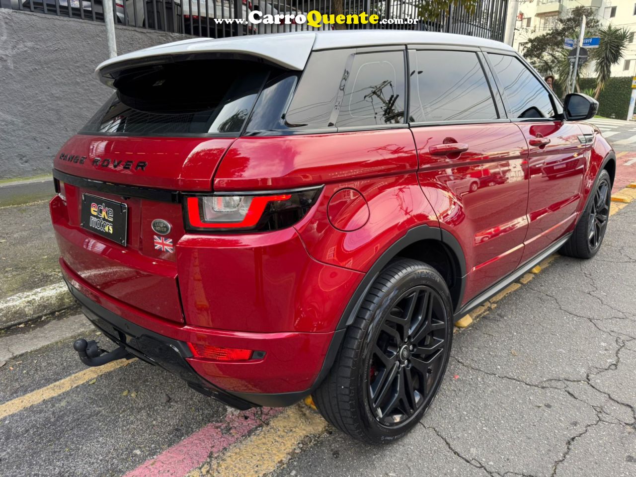LAND ROVER   RANGE R.EVOQUE SI4 HSE DYN. 2.0FLEX AUT   VERMELHO 2018 2.0 GASOLINA - Loja