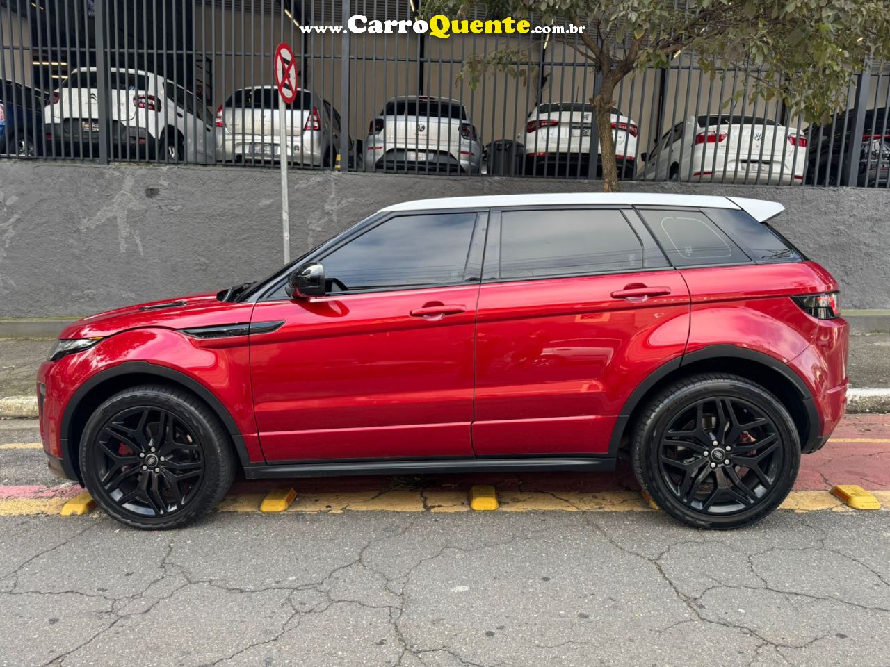 LAND ROVER   RANGE R.EVOQUE SI4 HSE DYN. 2.0FLEX AUT   VERMELHO 2018 2.0 GASOLINA - Loja