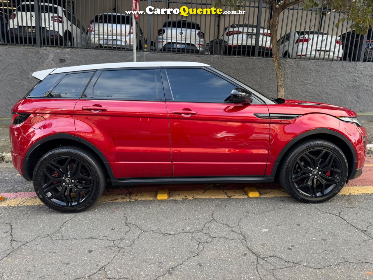 LAND ROVER   RANGE R.EVOQUE SI4 HSE DYN. 2.0FLEX AUT   VERMELHO 2018 2.0 GASOLINA - Loja