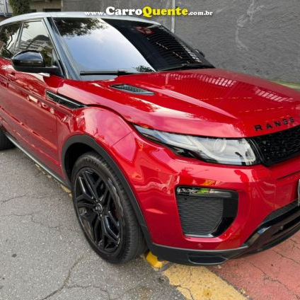 LAND ROVER   RANGE R.EVOQUE SI4 HSE DYN. 2.0FLEX AUT   VERMELHO 2018 2.0 GASOLINA