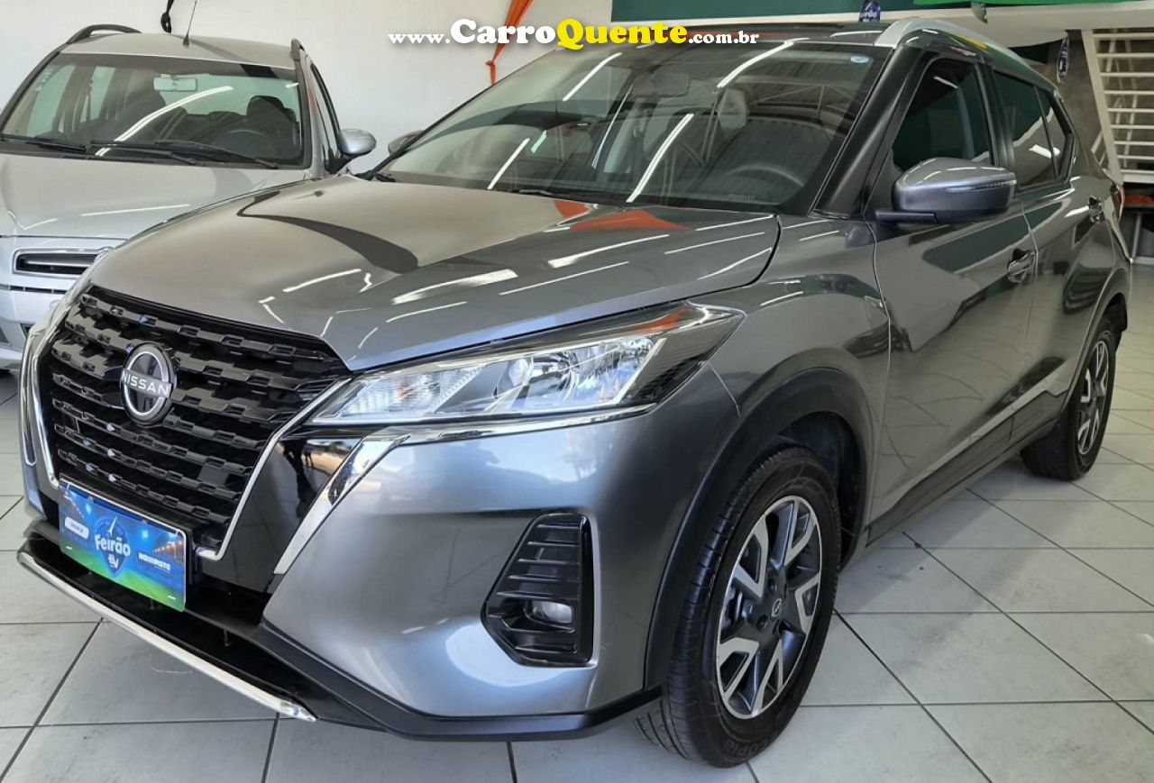 NISSAN   KICKS SENSE CVT   CINZA 2024 1.5 FLEX - Loja