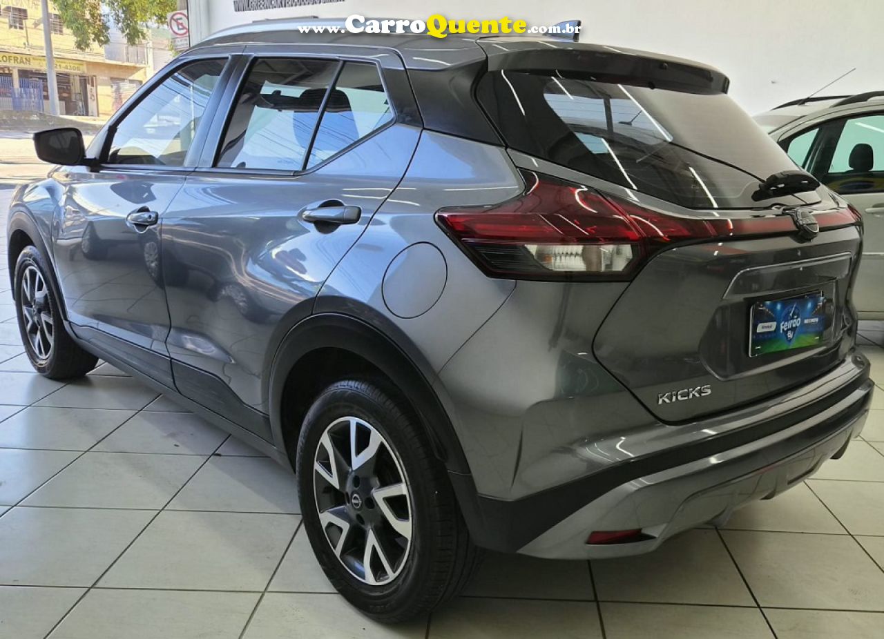 NISSAN   KICKS SENSE CVT   CINZA 2024 1.5 FLEX - Loja