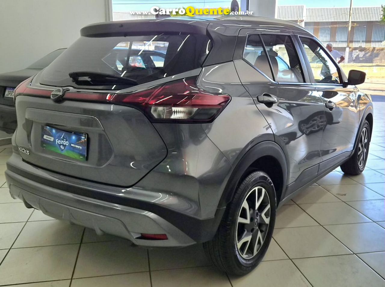 NISSAN   KICKS SENSE CVT   CINZA 2024 1.5 FLEX - Loja