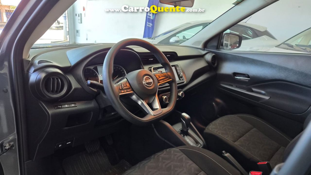 NISSAN   KICKS SENSE CVT   CINZA 2024 1.5 FLEX - Loja