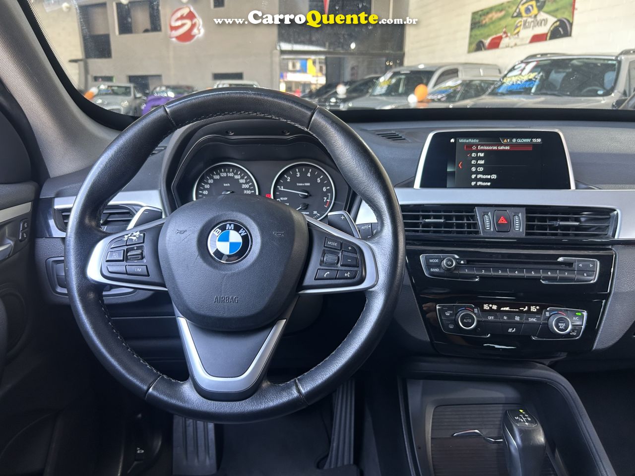 BMW   X1 SDRIVE 20I 2.02.0 TB ACTI.FLEX AUT.   BRANCO 2018 2.0 GASOLINA - Loja