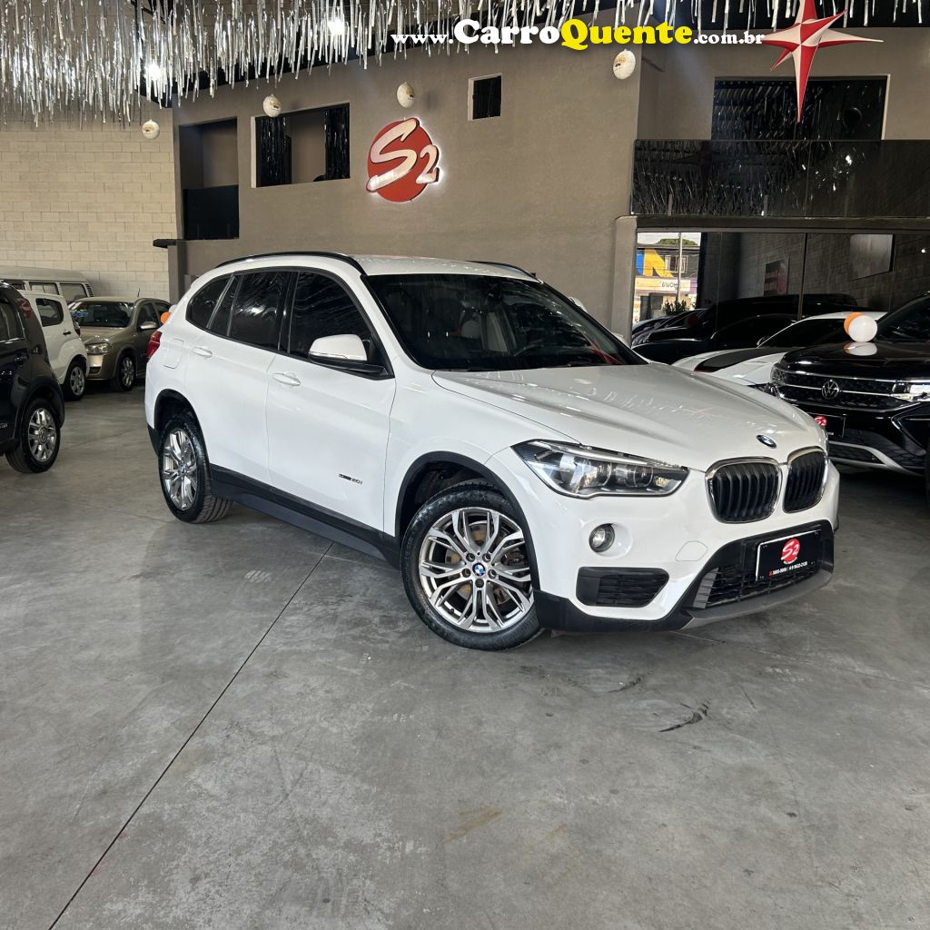 BMW   X1 SDRIVE 20I 2.02.0 TB ACTI.FLEX AUT.   BRANCO 2018 2.0 GASOLINA - Loja