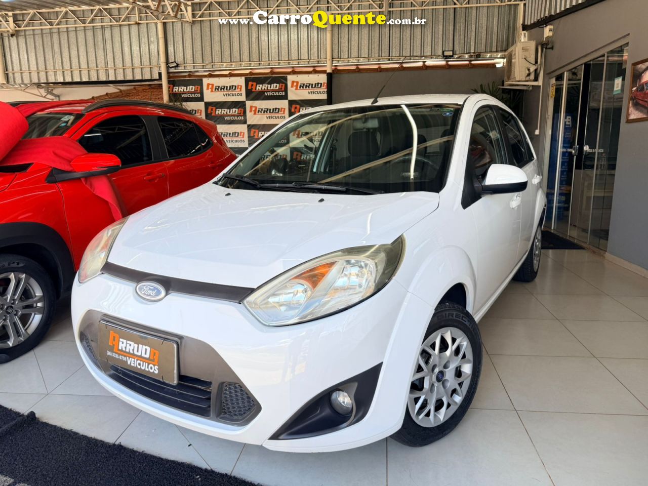 FORD   FIESTA SE 1.0 8V FLEX 5P   BRANCO 2014 1.0 FLEX - Loja