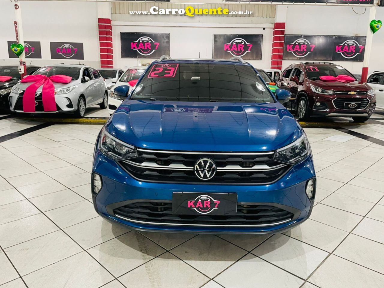VOLKSWAGEN   NIVUS HIGHLINE 1.0 200 TSI FLEX AUT.   AZUL 2023 1.0 FLEX - Loja