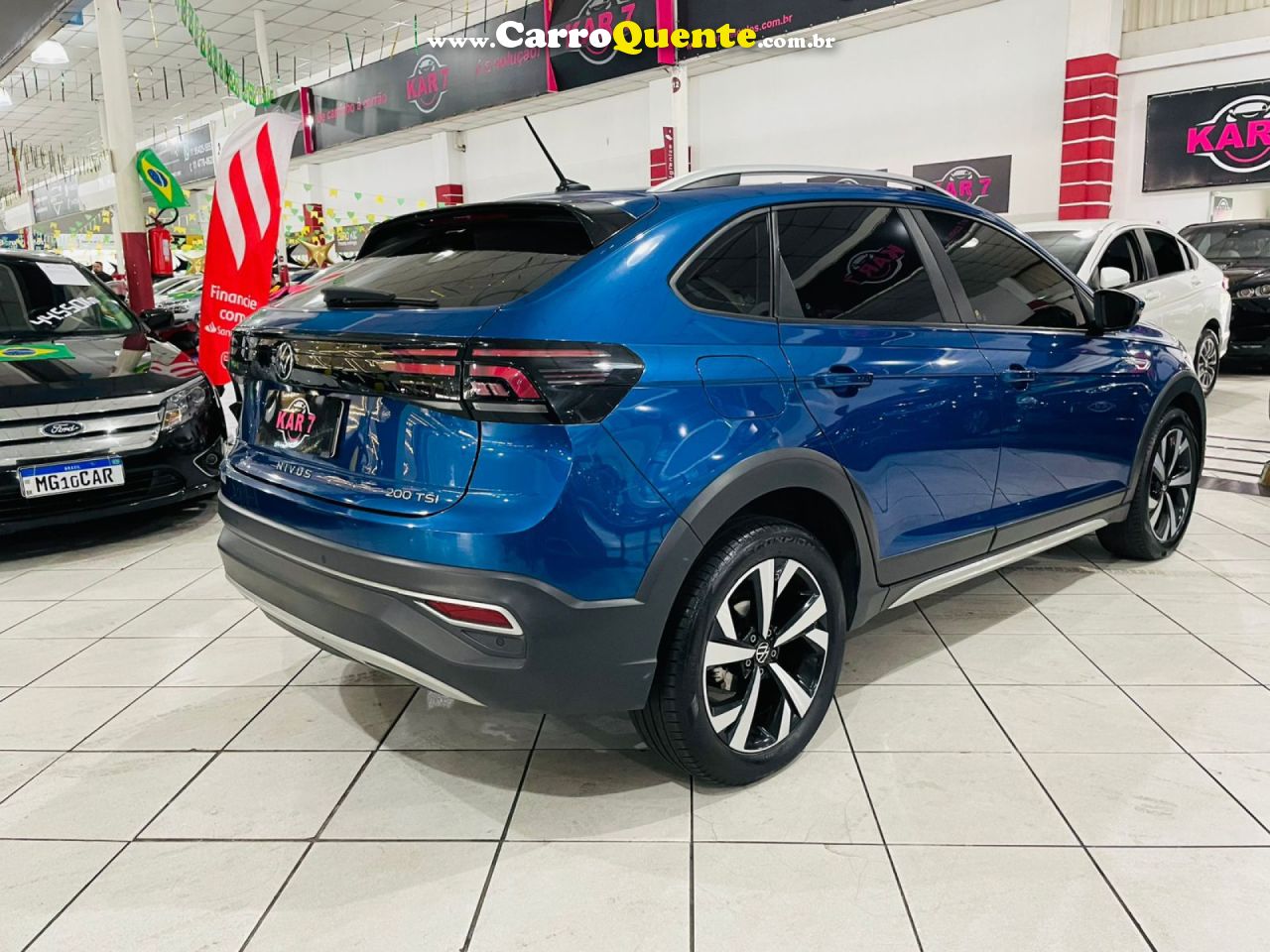 VOLKSWAGEN   NIVUS HIGHLINE 1.0 200 TSI FLEX AUT.   AZUL 2023 1.0 FLEX - Loja