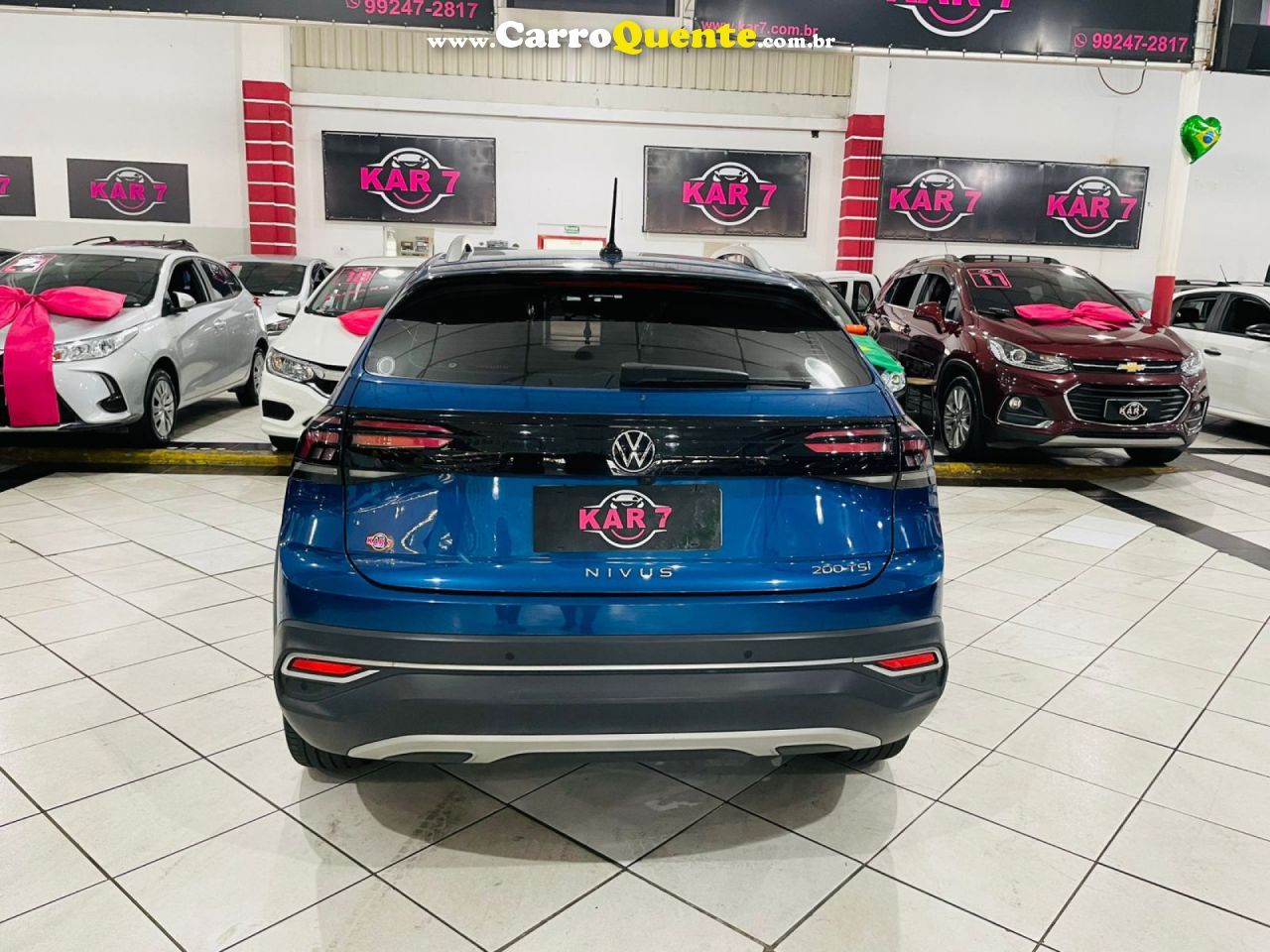 VOLKSWAGEN   NIVUS HIGHLINE 1.0 200 TSI FLEX AUT.   AZUL 2023 1.0 FLEX - Loja