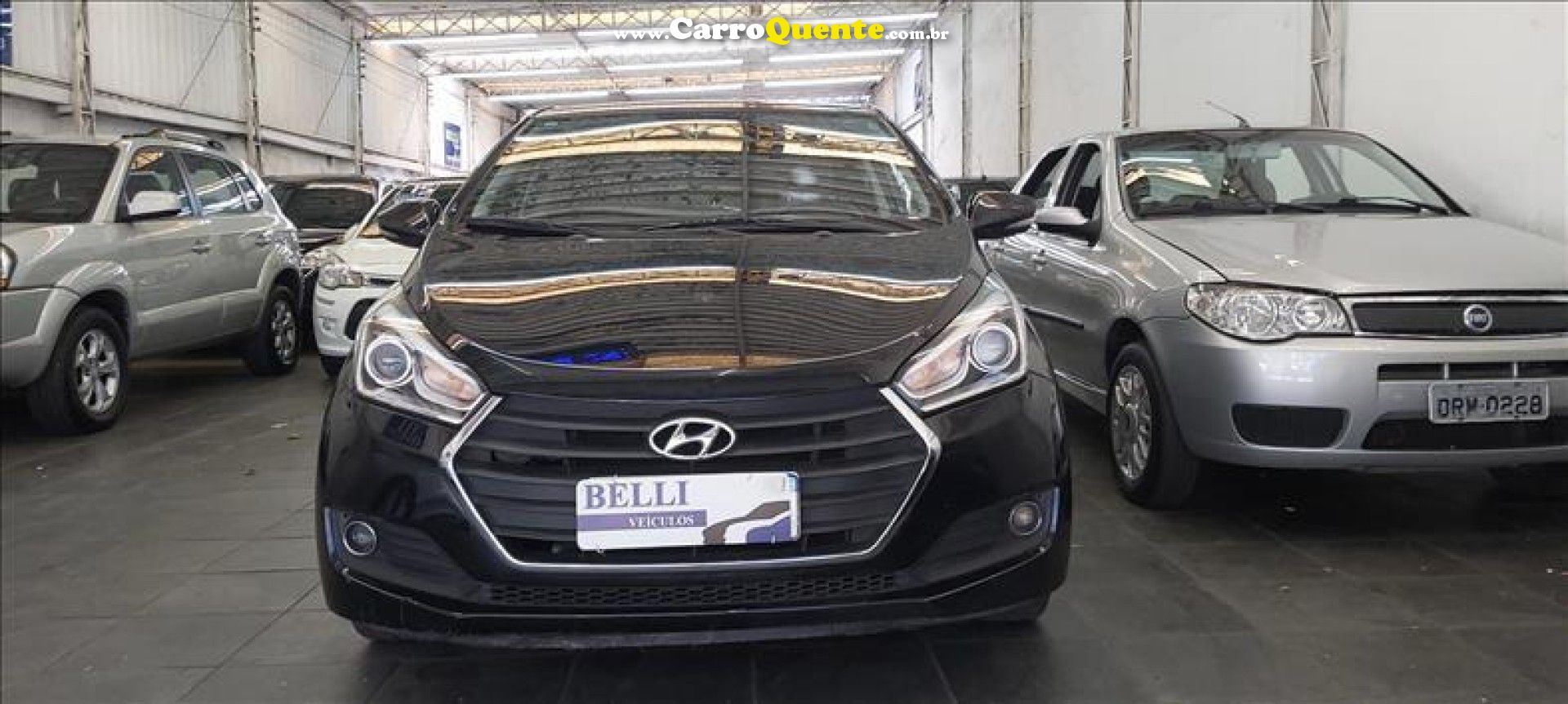 HYUNDAI   HB20 PREMIUM 1.6 FLEX 16V AUT.   PRETO 2016 1.6 FLEX - Loja