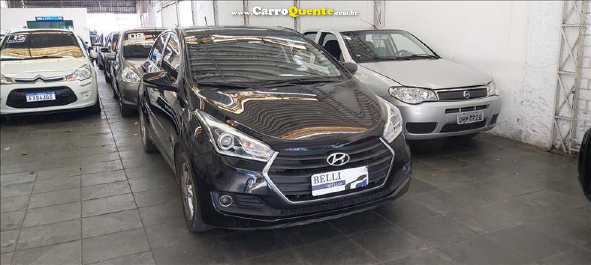 HYUNDAI   HB20 PREMIUM 1.6 FLEX 16V AUT.   PRETO 2016 1.6 FLEX - Loja