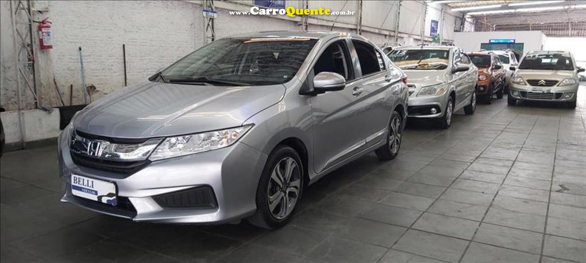 HONDA   CITY SEDAN LX 1.5 FLEX 16V 4P AUT.   PRATA 2017 1.5 FLEX - Loja