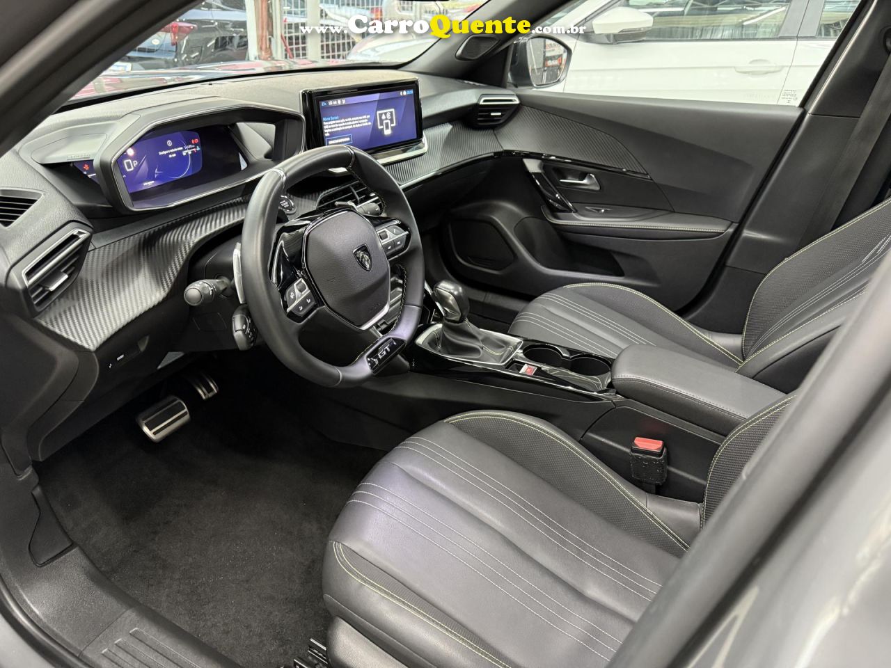 PEUGEOT   2008 GT T200 1.0 AUT   CINZA 2025 1.0 FLEX - Loja