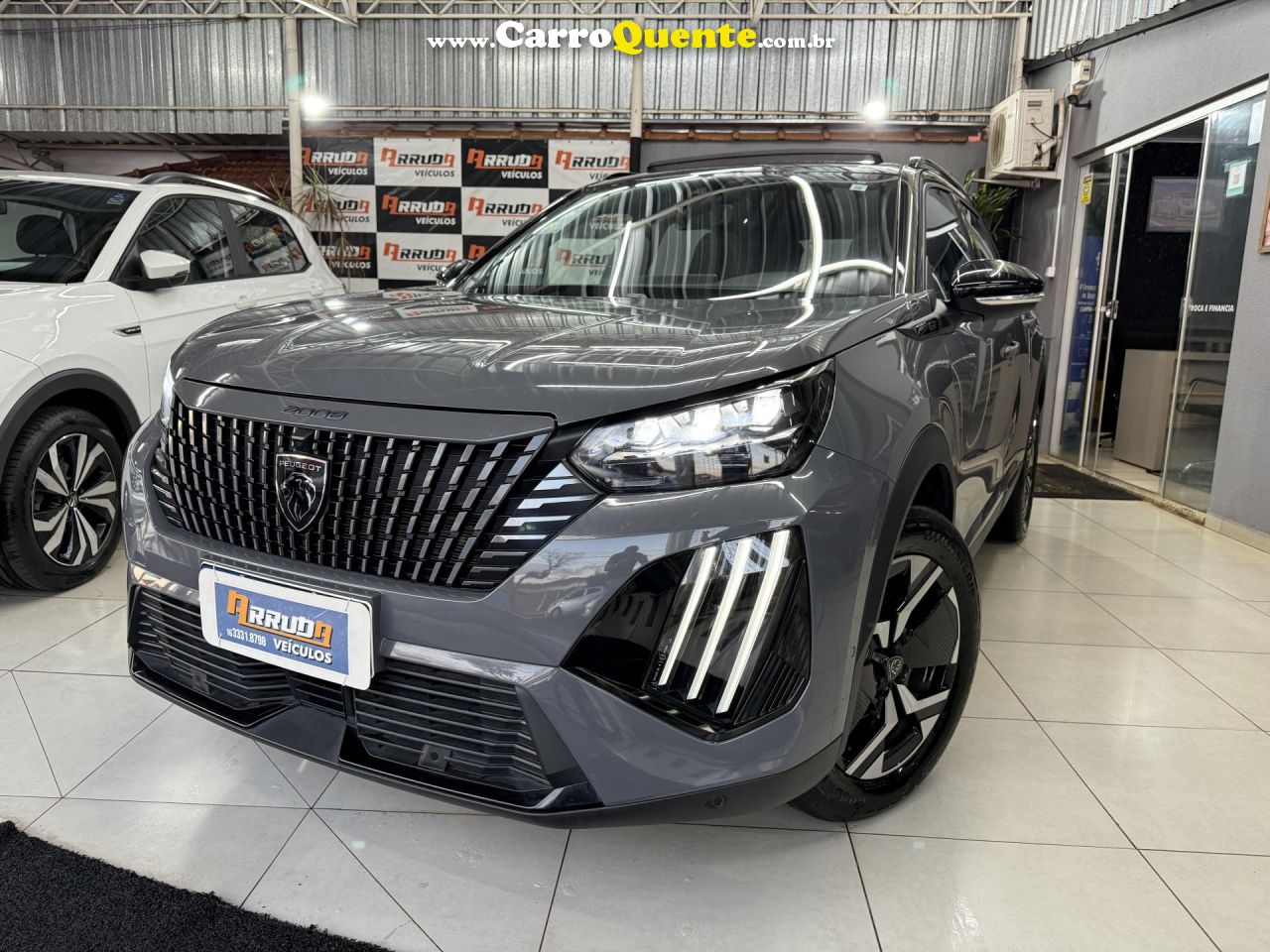 PEUGEOT   2008 GT T200 1.0 AUT   CINZA 2025 1.0 FLEX - Loja