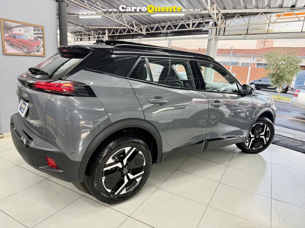 PEUGEOT   2008 GT T200 1.0 AUT   CINZA 2025 1.0 FLEX - Loja