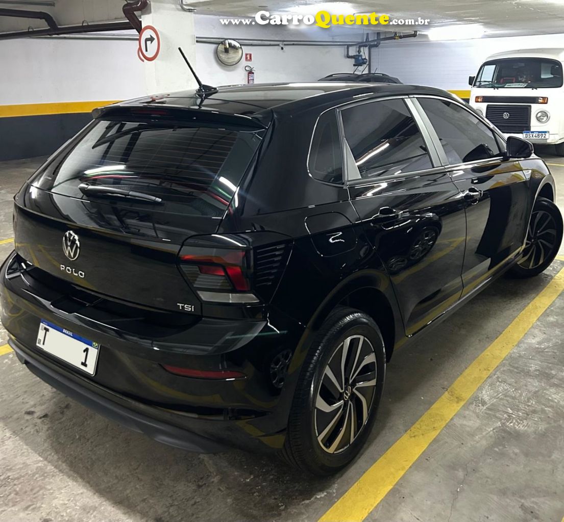 VOLKSWAGEN   POLO HIGHLINE TSI 1.0 FLEX 12V AUT.   PRETO 2025 1.0 FLEX - Loja
