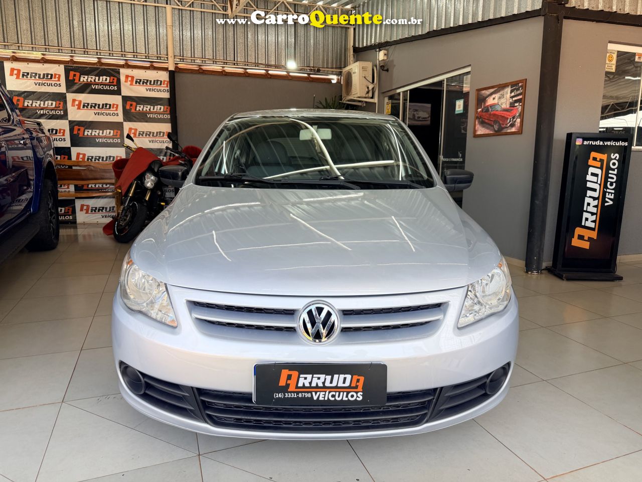 VOLKSWAGEN   GOL (NOVO) 1.6 MI TOTAL FLEX 8V 4P   PRATA 2009 1.6 FLEX - Loja