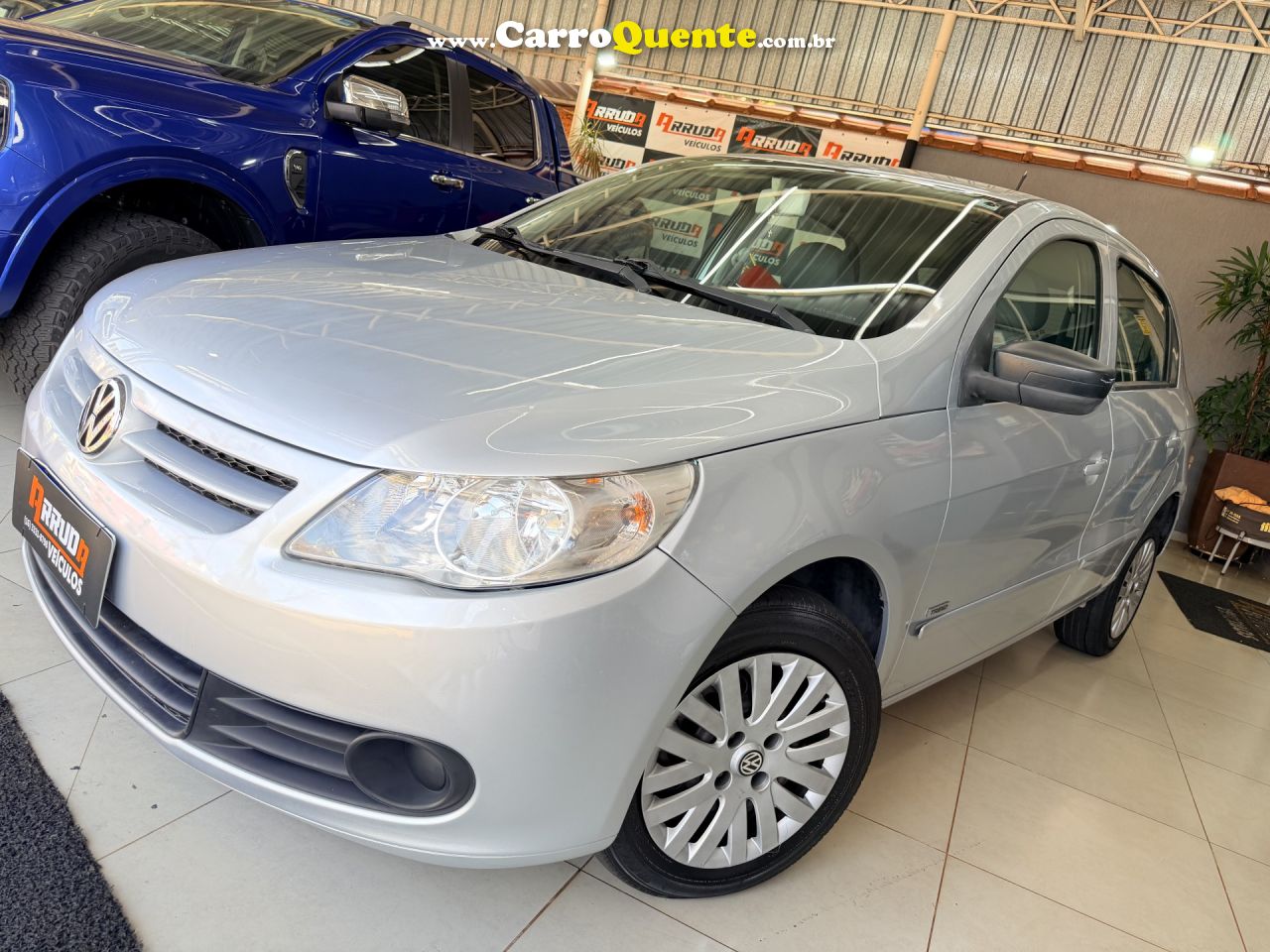 VOLKSWAGEN   GOL (NOVO) 1.6 MI TOTAL FLEX 8V 4P   PRATA 2009 1.6 FLEX - Loja