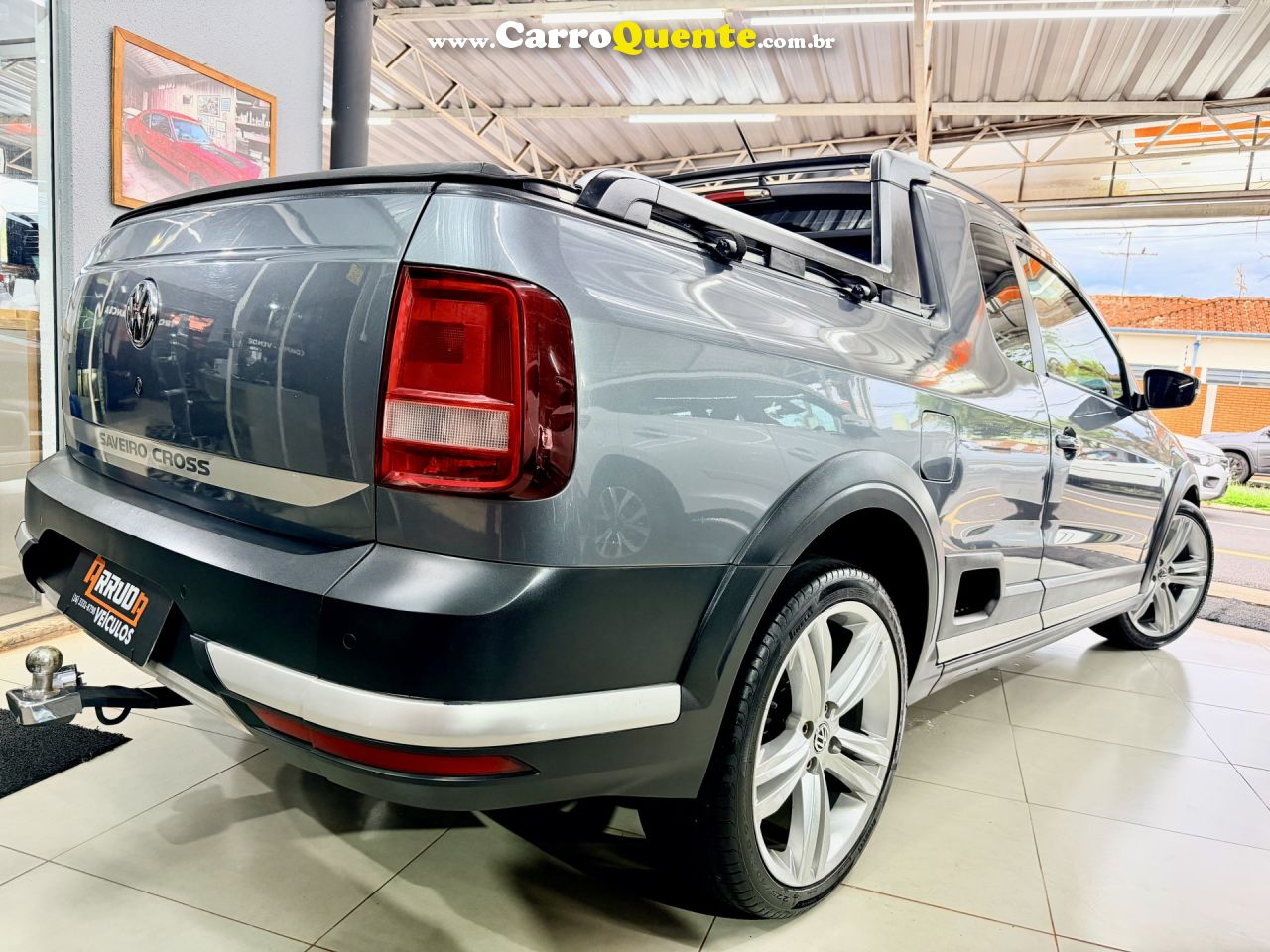VOLKSWAGEN   SAVEIRO CROSS 1.6 T. FLEX 16V CE   CINZA 2017 1.6 FLEX - Loja