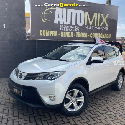 TOYOTA   RAV4 2.0 4X2 16V AUT.   BRANCO 2014 2.0 GASOLINA