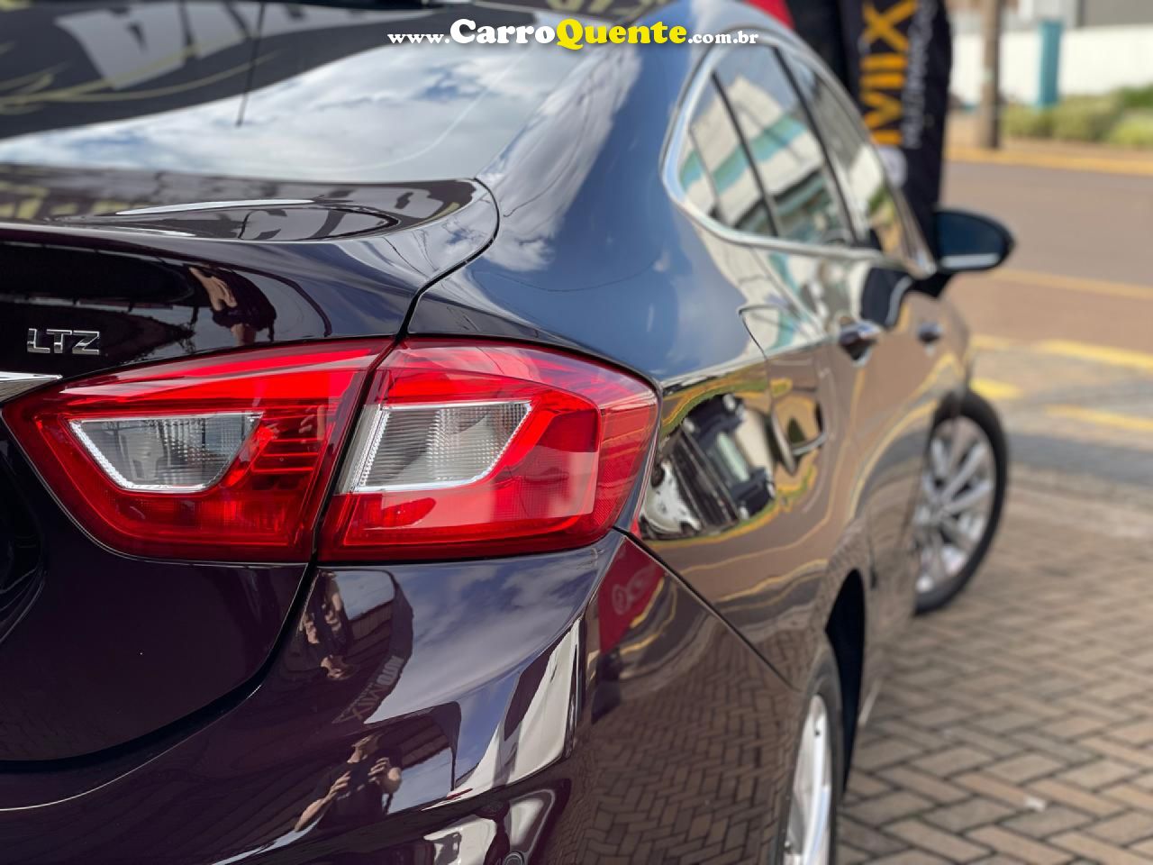CHEVROLET   CRUZE LTZ 1.4 16V TURBO FLEX 4P AUT.   VERMELHO 2018 1.4 FLEX - Loja