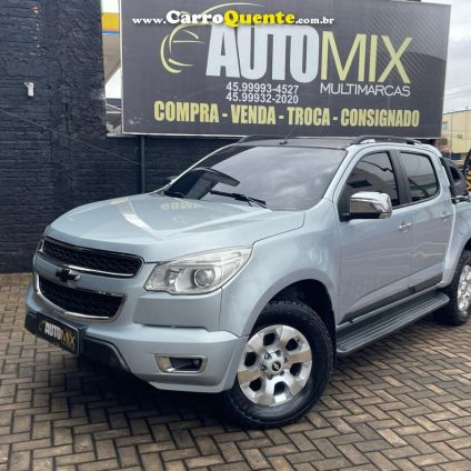 CHEVROLET   S10 PICK-UP LTZ 2.4 F.POWER 4X2 CD   PRATA 2013 2.4 FLEX