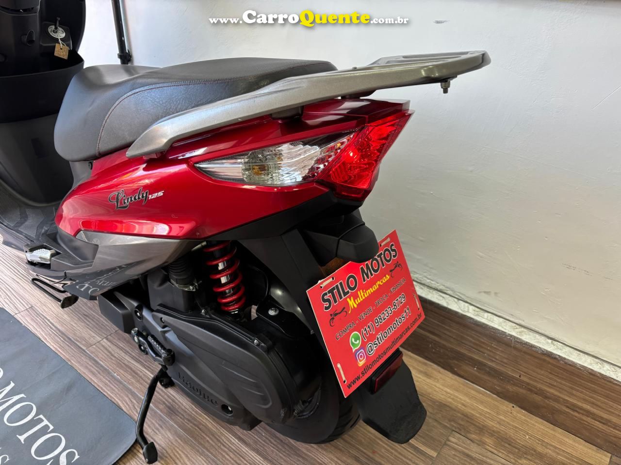 HAOJUE   LINDY 125   VERMELHO 2023 125 GASOLINA - Loja