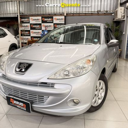 PEUGEOT   207 XR SPORT 1.4 FLEX 8V 5P   PRATA 2012 1.4 FLEX