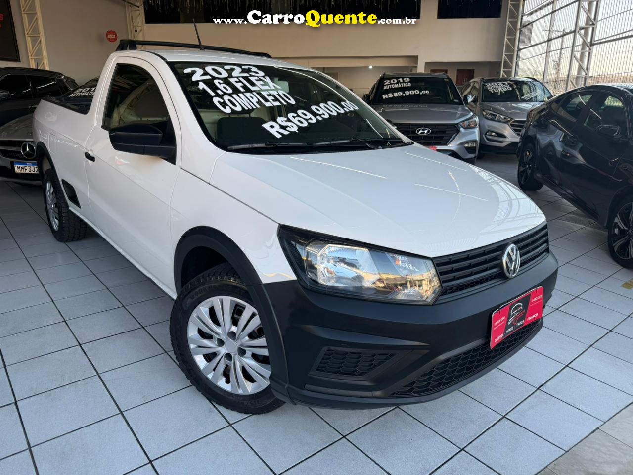 VOLKSWAGEN   SAVEIRO 1.6 MI 1.6 MI TOTAL FLEX 8V   BRANCO 2023 1.6 FLEX - Loja