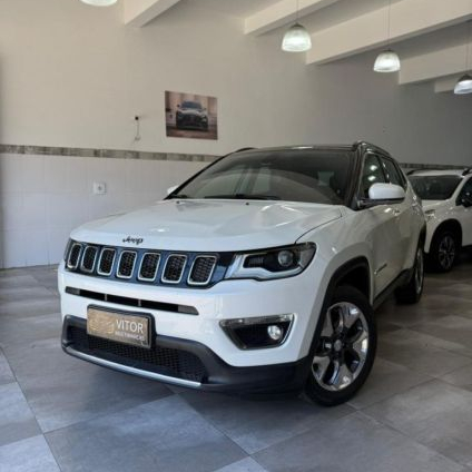 JEEP   COMPASS LIMITED 2.0 4X2 FLEX 16V AUT.   BRANCO 2017 2.0 FLEX
