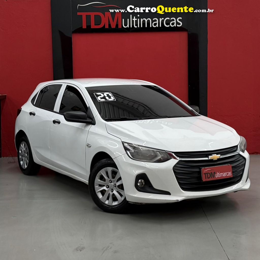 CHEVROLET   ONIX HATCH PREM. 1.0 12V TB FLEX 5P AUT.   BRANCO 2020 1.0 FLEX - Loja
