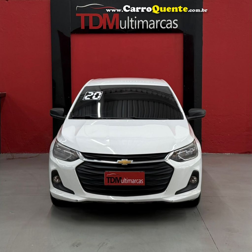 CHEVROLET   ONIX HATCH PREM. 1.0 12V TB FLEX 5P AUT.   BRANCO 2020 1.0 FLEX - Loja