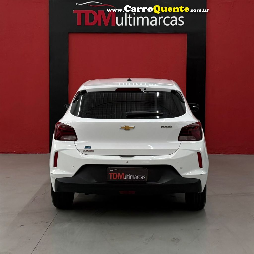 CHEVROLET   ONIX HATCH PREM. 1.0 12V TB FLEX 5P AUT.   BRANCO 2020 1.0 FLEX - Loja