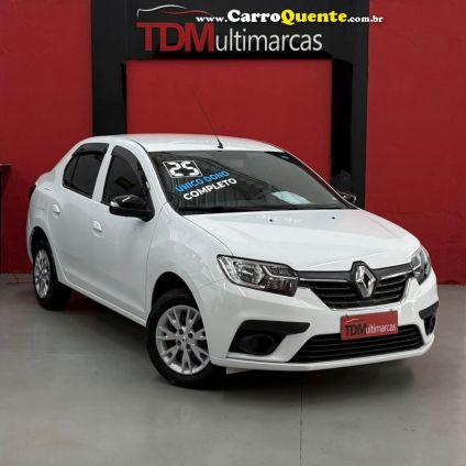 RENAULT   LOGAN AUTHENTIQUE HI-FLEX 1.0 16V 4P   BRANCO 2025 1.0 FLEX