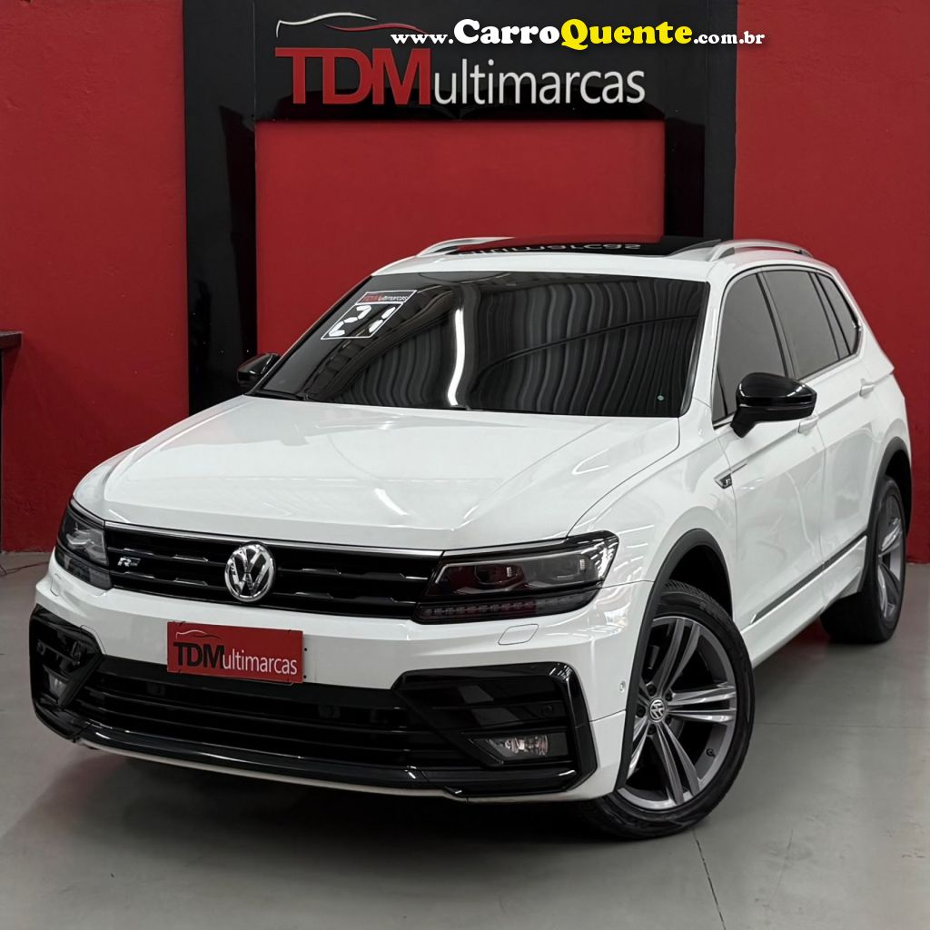 VOLKSWAGEN   TIGUAN ALLSPAC R-LINE 350 TSI 2.0 4X4   BRANCO 2021 2.0 GASOLINA - Loja