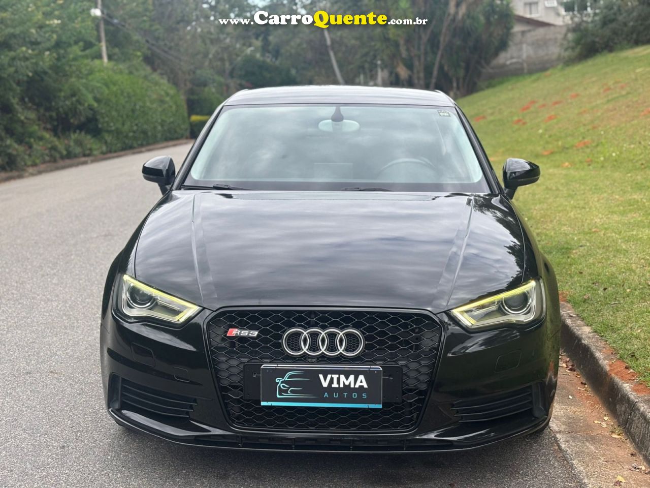 AUDI   A3 SEDAN 1.4 ATTRA. 16V TB FSI S-TRONIC   PRETO 2014 1.4 GASOLINA - Loja