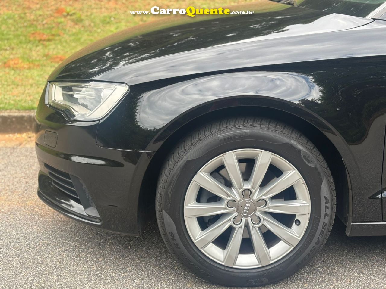 AUDI   A3 SEDAN 1.4 ATTRA. 16V TB FSI S-TRONIC   PRETO 2014 1.4 GASOLINA - Loja